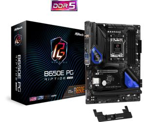 ASRock B650E PG Riptide WiFi Moederbord Socket AMD AM5 Vormfactor ATX Moederbord chipset AMD® B650