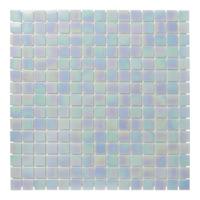 The Mosaic Factory Amsterdam Mozaiek Tegel Vierkant - Licht Blauw Glas Parelmoer Serie 322x322 mm
