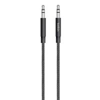 Belkin AV10164bt04-BLK Jackplug Audio Aansluitkabel [1x Jackplug male 3,5 mm - 1x Jackplug male 3,5 mm] 1.20 m Zwart Gesleeved - thumbnail