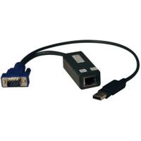 Tripp Lite B078-101-USB-1 toetsenbord-video-muis (kvm) kabel Zwart
