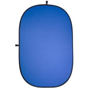 Walimex Vouwbare achtergrond (l x b) 210 cm x 180 cm Grijs, Blauw