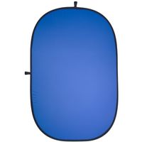 Walimex Vouwbare achtergrond (l x b) 210 cm x 180 cm Grijs, Blauw - thumbnail