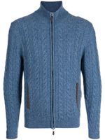 N.Peal cardigan The Richmond en cachemire - Bleu