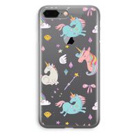Fantasiewereld: iPhone 8 Plus Transparant Hoesje