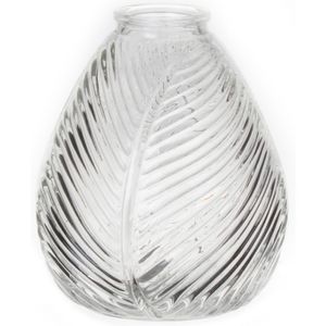 Bloemenvaas - helder - transparant glas - D14 x H16 cm