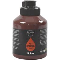 Creativ Company Acryl verf, semi-glanzend, dekkend, burnt umber, 500 ml/ 1 fles