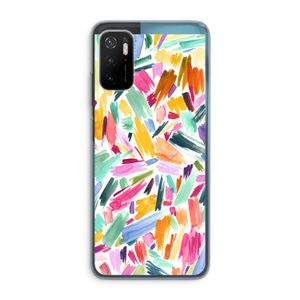 Watercolor Brushstrokes: Xiaomi Poco M3 Pro 5G Transparant Hoesje