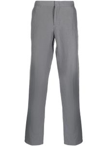 Orlebar Brown pantalon Griffon droit en lin - Gris