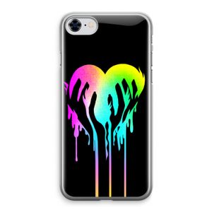 Hold My Heart: iPhone 8 Transparant Hoesje