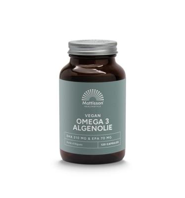 Vegan omega-3 algenolie DHA 210mg EPA 70mg