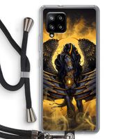 Pegasus: Samsung Galaxy A42 5G Transparant Hoesje met koord