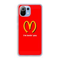 I'm lovin' you: Xiaomi Mi 11 Lite Transparant Hoesje