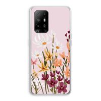 Painted wildflowers: Oppo A94 5G Transparant Hoesje