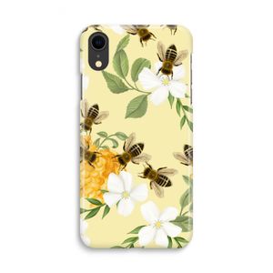 No flowers without bees: iPhone XR Volledig Geprint Hoesje