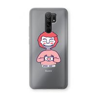 Hartje: Xiaomi Redmi 9 Transparant Hoesje