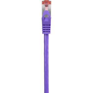 Renkforce RF-4724920 RJ45 Netwerkkabel, patchkabel CAT 6 S/FTP 2.00 m Violet Snagless, Vergulde steekcontacten, Vlambestendig 1 stuk(s)