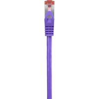 Renkforce RF-4724922 RJ45 Netwerkkabel, patchkabel CAT 6 S/FTP 3.00 m Violet Snagless, Vergulde steekcontacten, Vlambestendig 1 stuk(s) - thumbnail