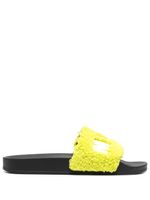 Marni claquettes à logo imprimé - Noir