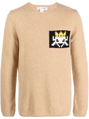 Comme Des Garçons Shirt sweat à imprimé graphique - Tons neutres