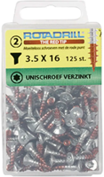 Rotadrill unischroef vz pk +snijpunt torx tx20 3.5x16 | 125 stuks - 467.035.016