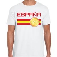 Espana / Spanje landen t-shirt wit heren - thumbnail