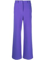 MSGM pantalon de tailleur à taille haute - Violet - thumbnail