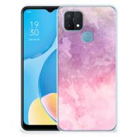 Smartphone hoesje OPPO A15 Pink Purple Paint