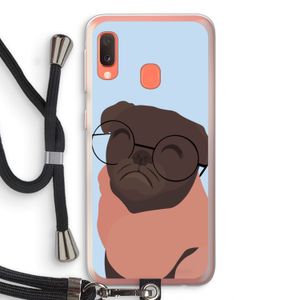 Ludo: Samsung Galaxy A20e Transparant Hoesje met koord