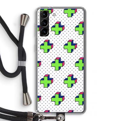 8-bit N°10: Samsung Galaxy S21 Plus Transparant Hoesje met koord