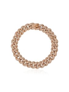 SHAY 18kt gold and diamond link bracelet - Or