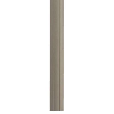 Leen Bakker - Dilatatieprofiel - Edelstaal-look - 38 Mm - 100 Cm - Aluminium - Grijs - 4x103x5 Cm