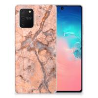 Samsung Galaxy S10 Lite | TPU | Siliconen hoesje | Marmer Oranje