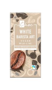 White barista art bio