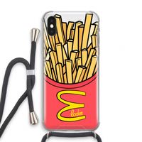 McElodie: iPhone X Transparant Hoesje met koord