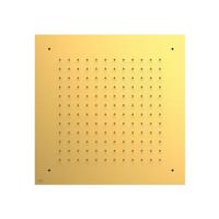 Hoofddouche Tres Exclusive | 38x38 cm | Vierkant | 24k Goud mat