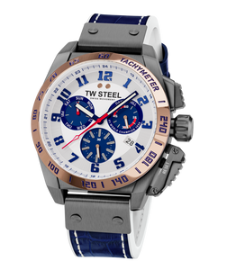 Horlogeband TW Steel TW1018 Leder Blauw
