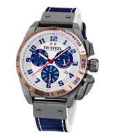 Horlogeband TW Steel TW1018 Leder Blauw