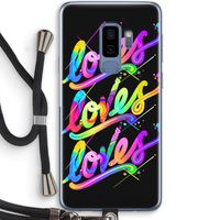 Loves: Samsung Galaxy S9 Plus Transparant Hoesje met koord