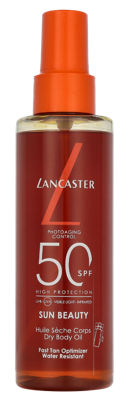 Lancaster Sun Beauty Fast Tan Optimizer Satin Dry Oil High Protection SPF50 150 ml Zonbescherming
