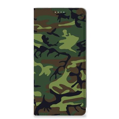 Samsung Galaxy A71 | Hoesje met Magneet | Army Dark Samsung Galaxy A71 | Hoesje met Magneet | Army Dark