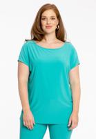 Yoek T-shirt kapmouwen | Turquoise | Maat 58/60