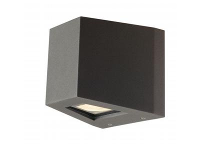 SLV Gevel buitenlampOut Beam led zilvergrijs - 229665