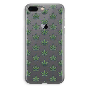 Weed: iPhone 8 Plus Transparant Hoesje