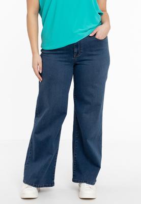 Yoek Jeans 5 pockets wide leg | Indigo | Maat 58