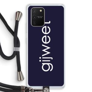 Gijweet: Samsung Galaxy S10 Lite Transparant Hoesje met koord