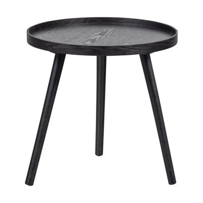 Woood Mesa bijzettafel Ø45 cm Zwart
