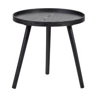 Woood Mesa bijzettafel Ø45 cm Zwart