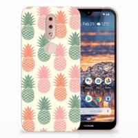 Nokia 4.2 | Siliconen Case | Ananas