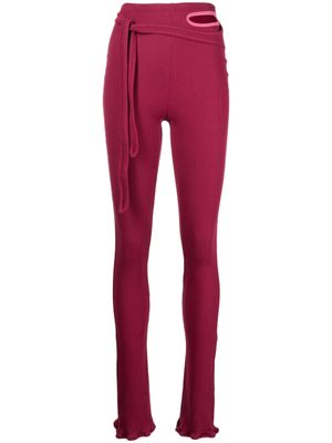 Ottolinger pantalon Otto Lounge à découpes - Rouge