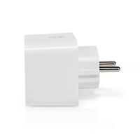 Nedis SmartLife Smart Stekker | Wi-Fi | Energiemeter | 3680 W Smart home accessoire Wit - thumbnail